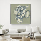 Interweb I by Jennifer Goldberger on GIANT ART - green abstract abstract