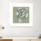 Interweb I by Jennifer Goldberger on GIANT ART - green abstract abstract