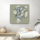 Interweb I by Jennifer Goldberger on GIANT ART - green abstract abstract