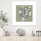 Interweb I by Jennifer Goldberger on GIANT ART - green abstract abstract