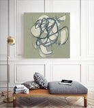 Interweb I by Jennifer Goldberger on GIANT ART - green abstract abstract
