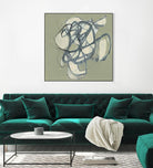 Interweb I by Jennifer Goldberger on GIANT ART - green abstract abstract