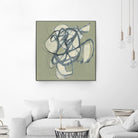 Interweb I by Jennifer Goldberger on GIANT ART - green abstract abstract