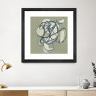 Interweb I by Jennifer Goldberger on GIANT ART - green abstract abstract