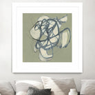 Interweb I by Jennifer Goldberger on GIANT ART - green abstract abstract