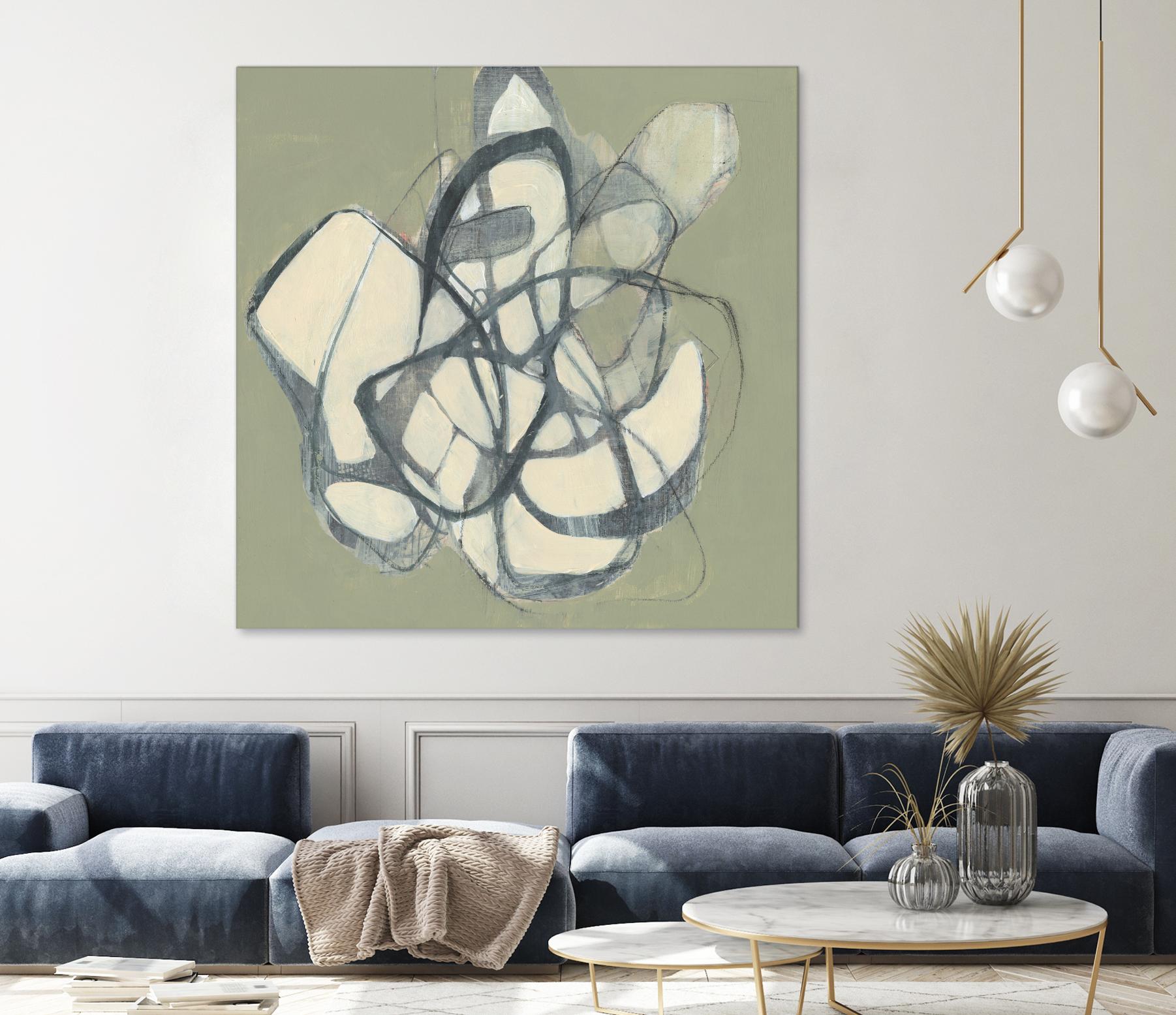 Interweb II by Jennifer Goldberger on GIANT ART - beige abstract abstract
