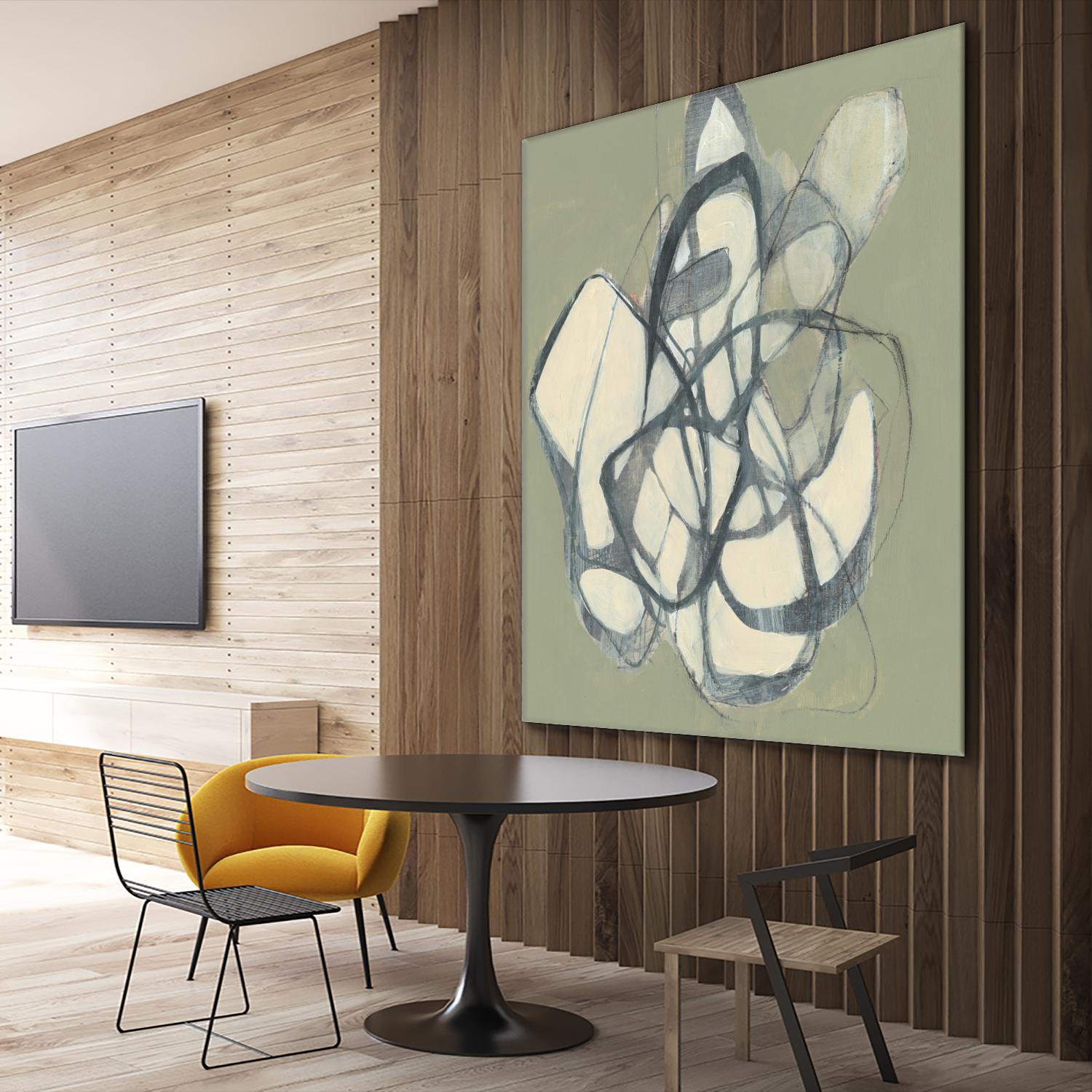 Interweb II by Jennifer Goldberger on GIANT ART - beige abstract abstract