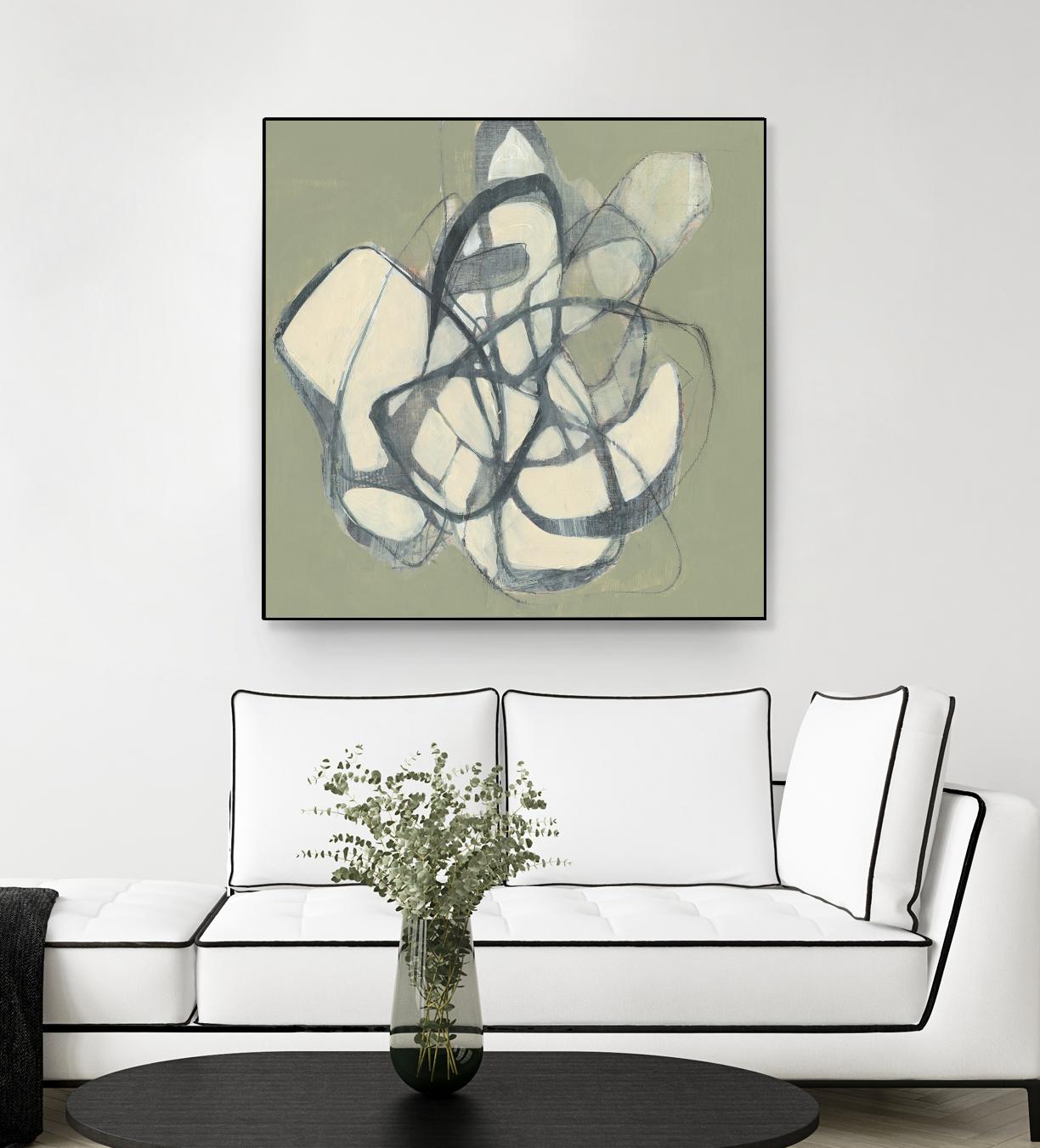 Interweb II by Jennifer Goldberger on GIANT ART - beige abstract abstract