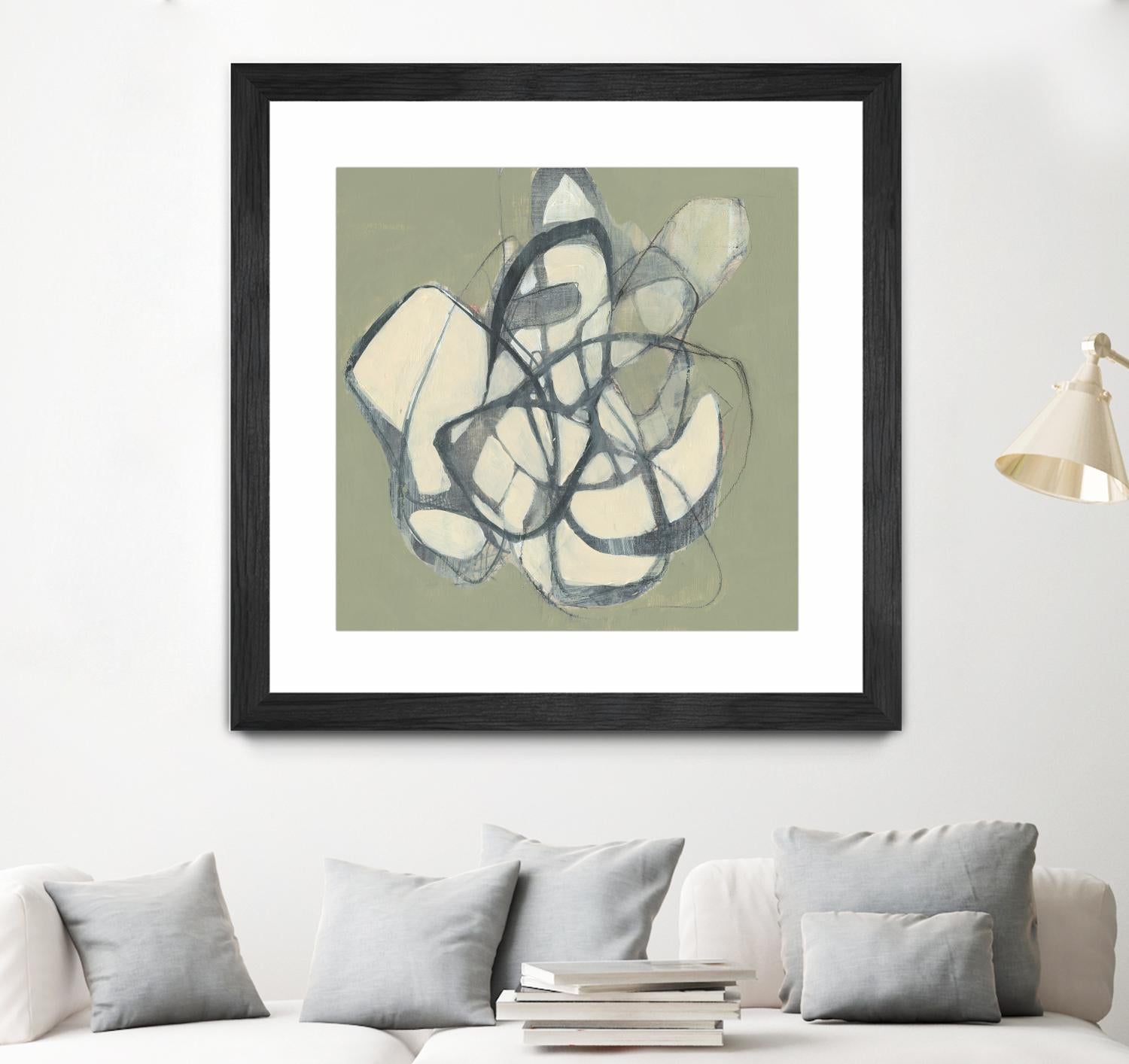 Interweb II by Jennifer Goldberger on GIANT ART - beige abstract abstract