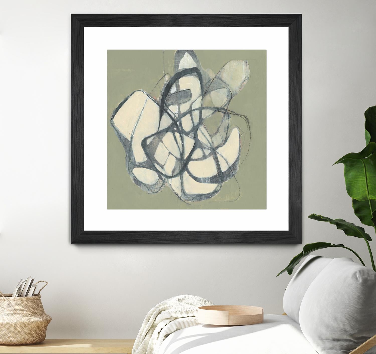 Interweb II by Jennifer Goldberger on GIANT ART - beige abstract abstract