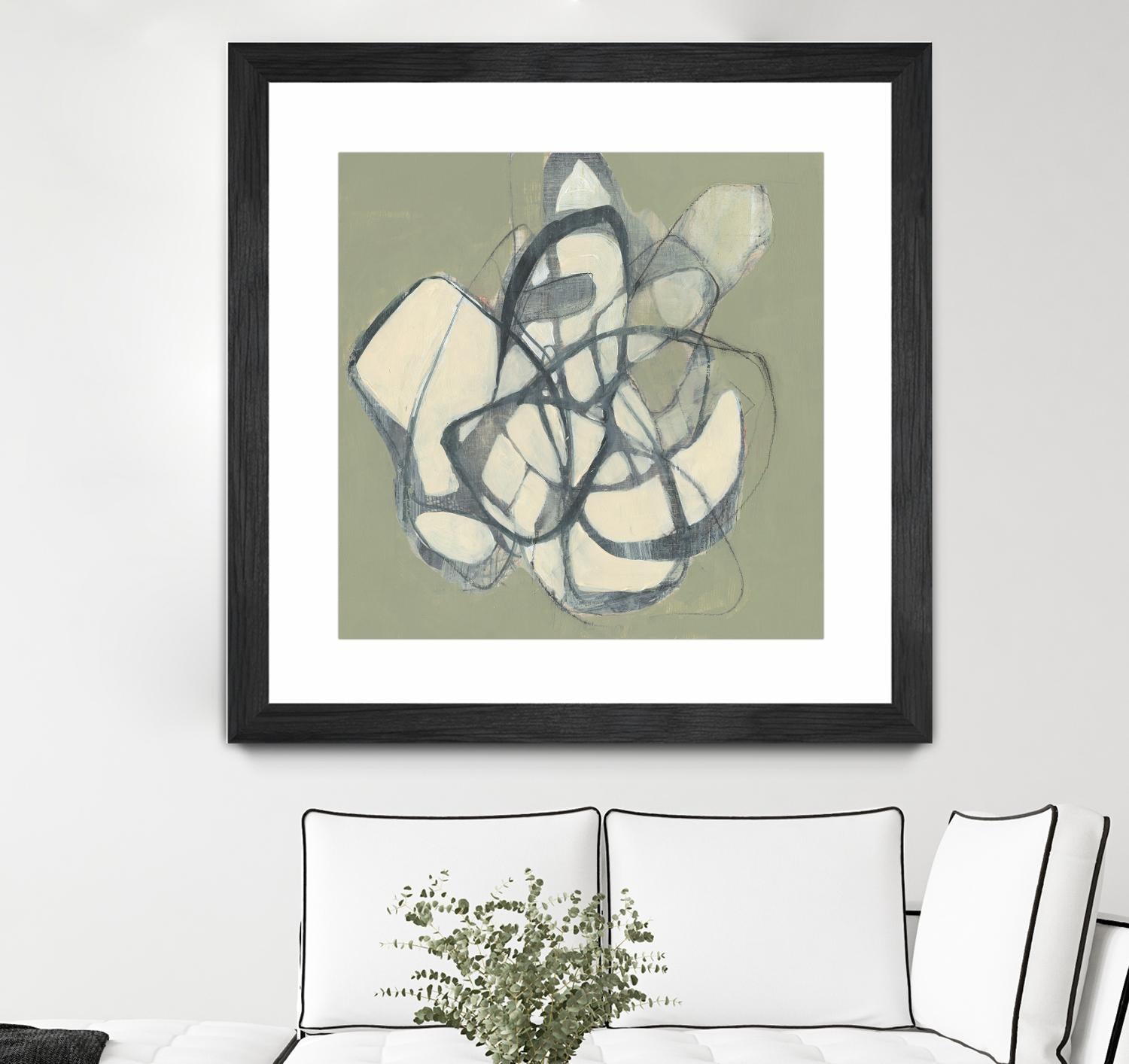 Interweb II by Jennifer Goldberger on GIANT ART - beige abstract abstract