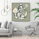 Interweb II by Jennifer Goldberger on GIANT ART - beige abstract abstract