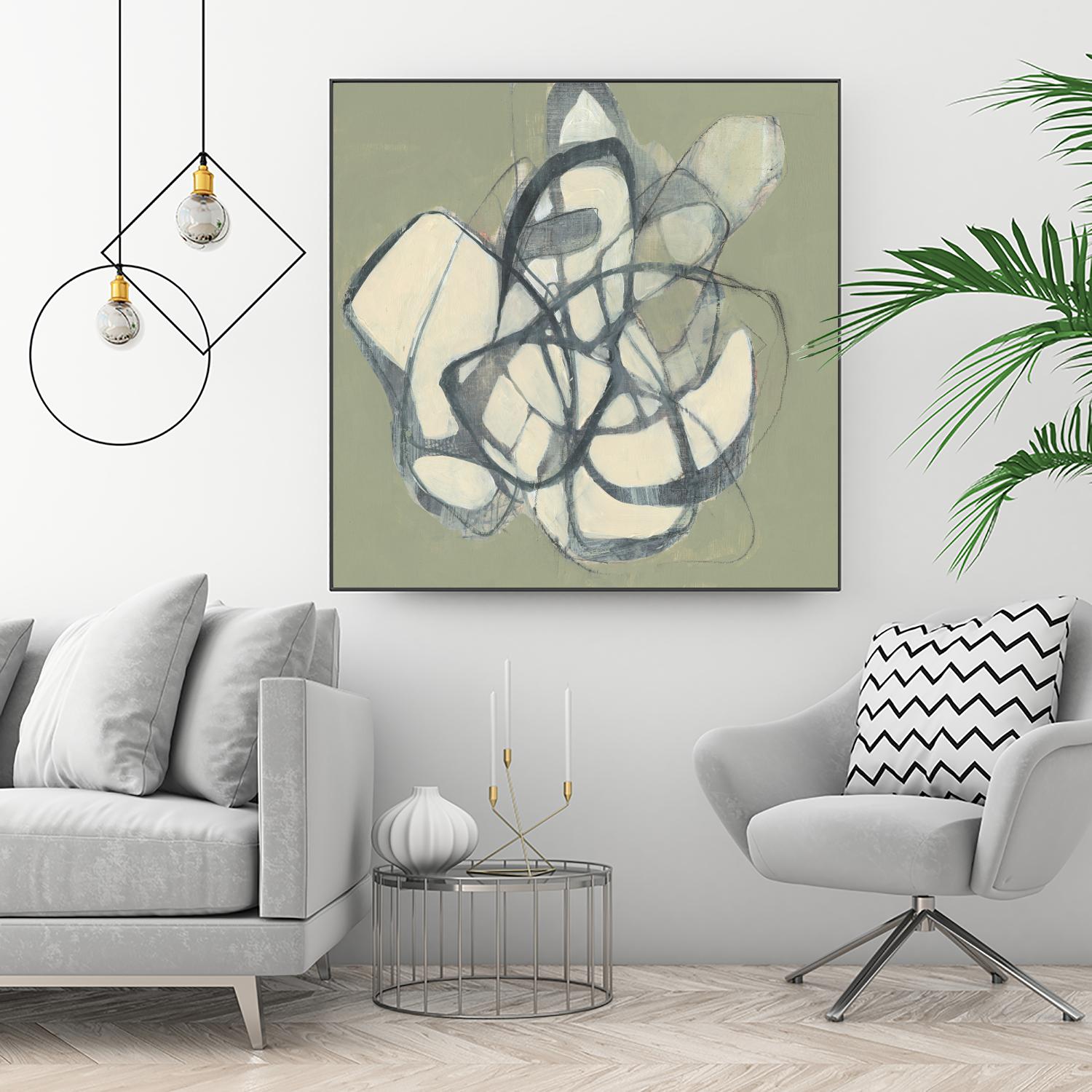 Interweb II by Jennifer Goldberger on GIANT ART - beige abstract abstract