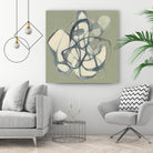 Interweb II by Jennifer Goldberger on GIANT ART - beige abstract abstract