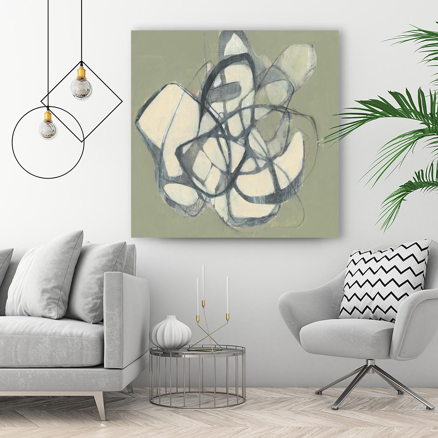 Interweb II by Jennifer Goldberger on GIANT ART - beige abstract abstract