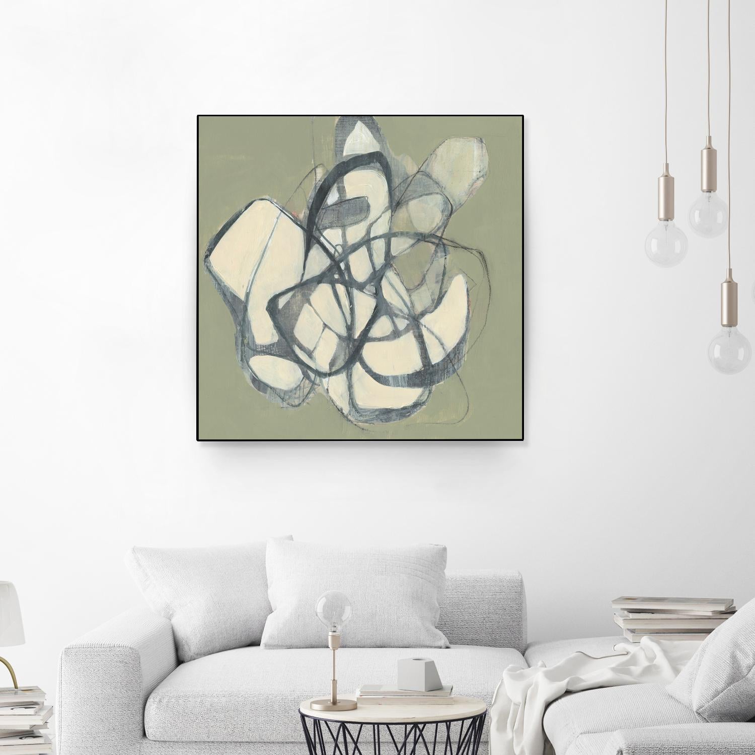 Interweb II by Jennifer Goldberger on GIANT ART - beige abstract abstract