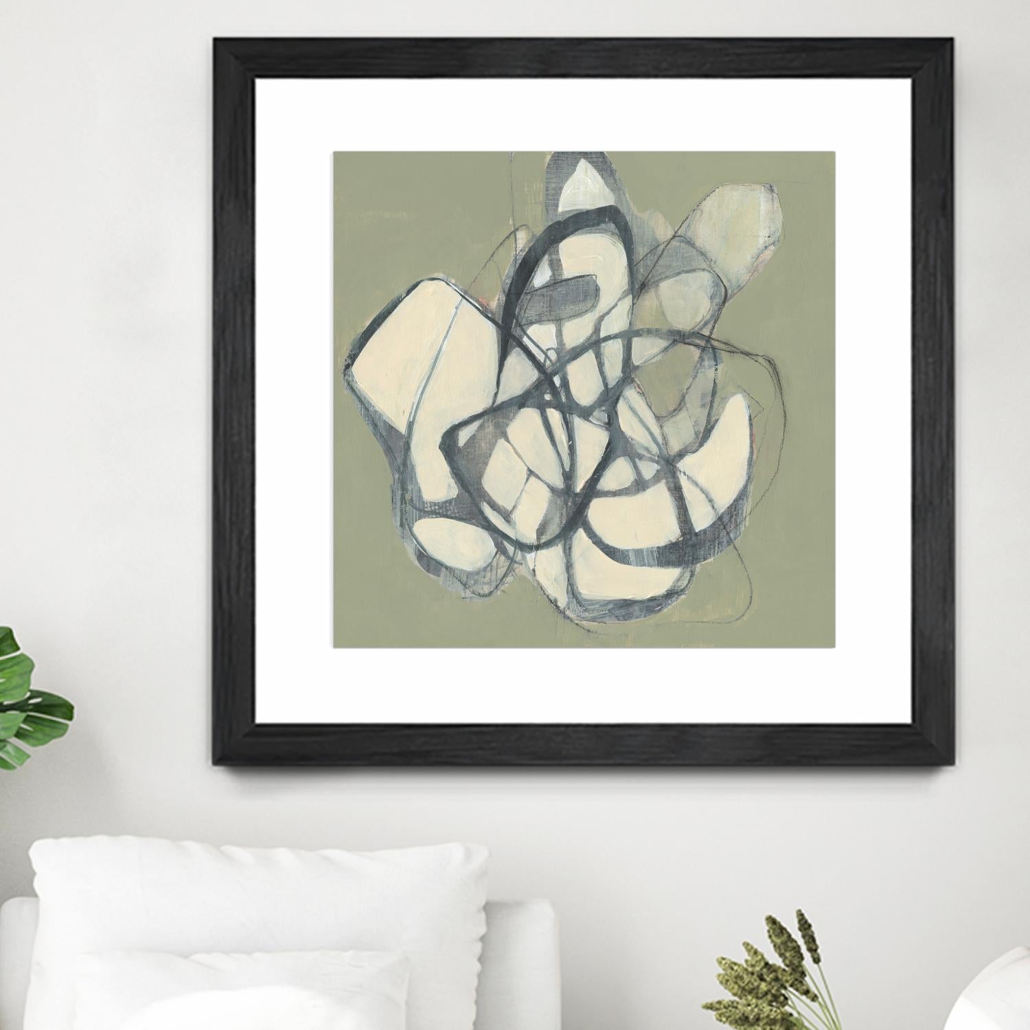 Interweb II by Jennifer Goldberger on GIANT ART - beige abstract abstract