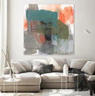 Central Fuse I by Jennifer Goldberger on GIANT ART - orange abstract abstract