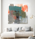Central Fuse I by Jennifer Goldberger on GIANT ART - orange abstract abstract