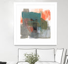 Central Fuse I by Jennifer Goldberger on GIANT ART - orange abstract abstract