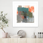 Central Fuse I by Jennifer Goldberger on GIANT ART - orange abstract abstract