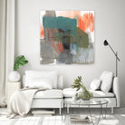 Central Fuse I by Jennifer Goldberger on GIANT ART - orange abstract abstract