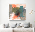 Central Fuse II by Jennifer Goldberger on GIANT ART - orange abstract abstract