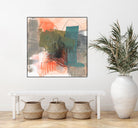 Central Fuse II by Jennifer Goldberger on GIANT ART - orange abstract abstract