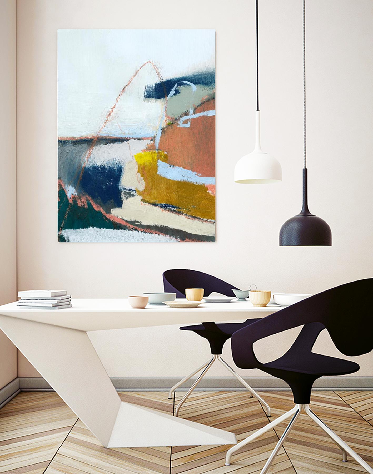 Tidal Patchwork II by Victoria Barnes on GIANT ART - orange abstract abstract