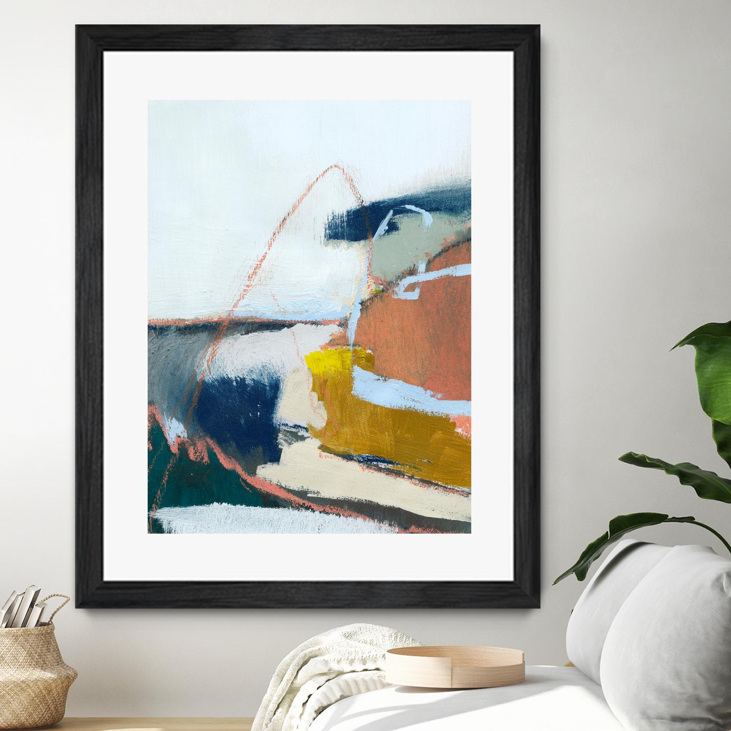 Tidal Patchwork II by Victoria Barnes on GIANT ART - orange abstract abstract