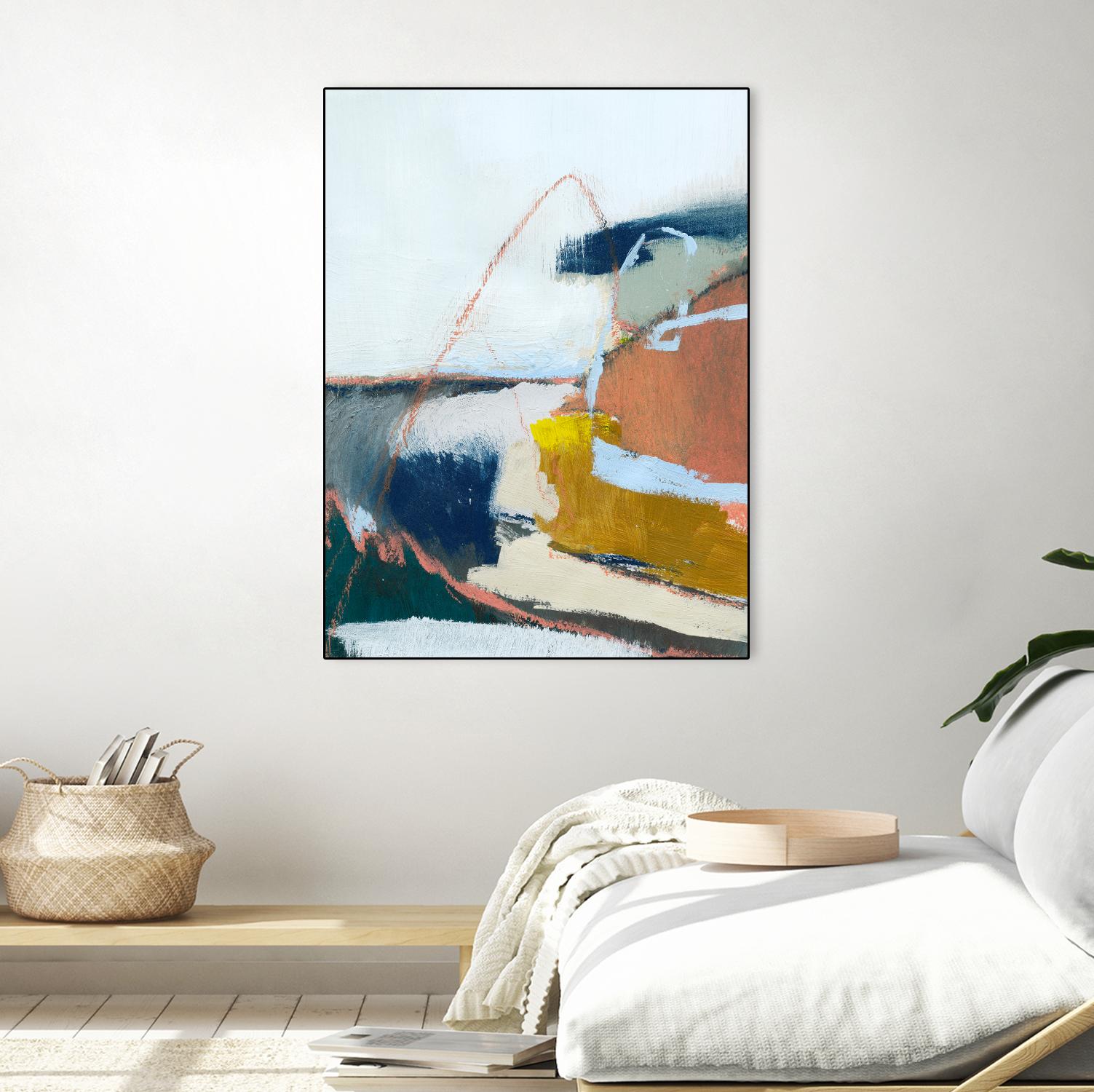 Tidal Patchwork II by Victoria Barnes on GIANT ART - orange abstract abstract