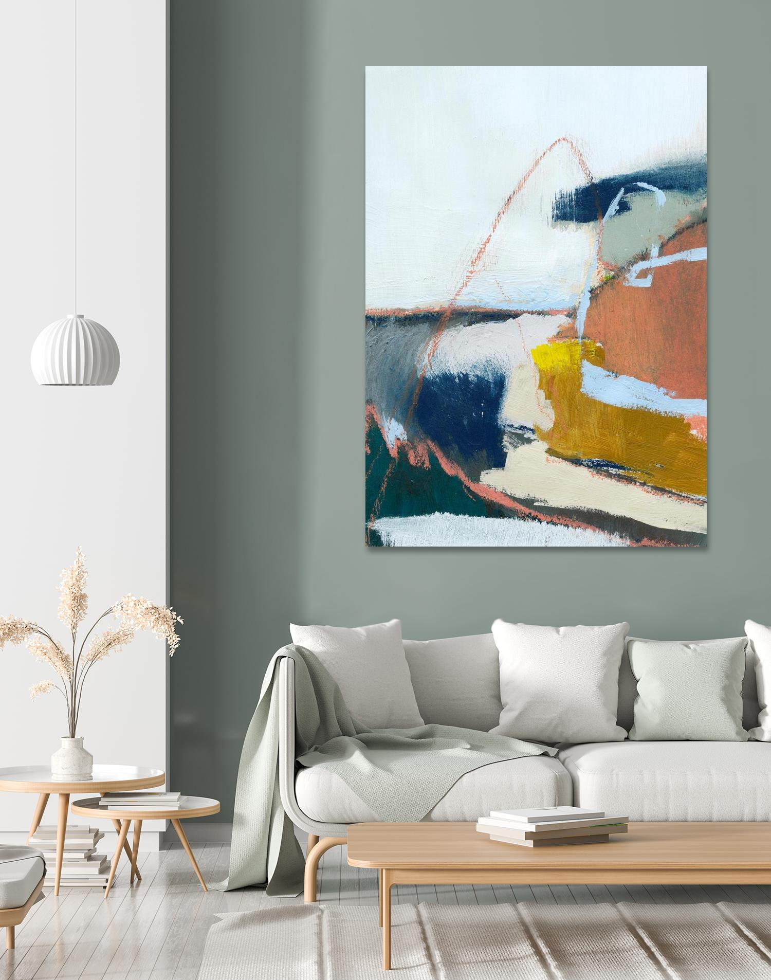 Tidal Patchwork II by Victoria Barnes on GIANT ART - orange abstract abstract