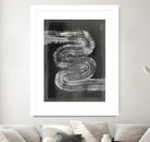 Grey Linear Path I by Jennifer Goldberger on GIANT ART - black abstract abstract