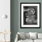 Grey Linear Path I by Jennifer Goldberger on GIANT ART - black abstract abstract