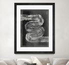 Grey Linear Path I by Jennifer Goldberger on GIANT ART - black abstract abstract