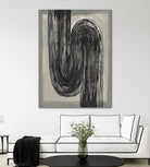 Grey Linear Path II by Jennifer Goldberger on GIANT ART - beige abstract abstract
