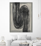 Grey Linear Path II by Jennifer Goldberger on GIANT ART - beige abstract abstract