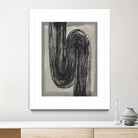 Grey Linear Path II by Jennifer Goldberger on GIANT ART - beige abstract abstract