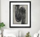 Grey Linear Path II by Jennifer Goldberger on GIANT ART - beige abstract abstract