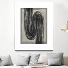 Grey Linear Path II by Jennifer Goldberger on GIANT ART - beige abstract abstract