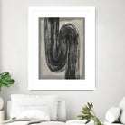 Grey Linear Path II by Jennifer Goldberger on GIANT ART - beige abstract abstract