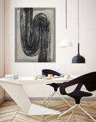 Grey Linear Path II by Jennifer Goldberger on GIANT ART - beige abstract abstract