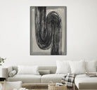 Grey Linear Path II by Jennifer Goldberger on GIANT ART - beige abstract abstract
