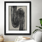 Grey Linear Path II by Jennifer Goldberger on GIANT ART - beige abstract abstract
