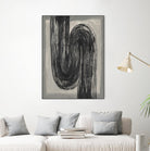 Grey Linear Path II by Jennifer Goldberger on GIANT ART - beige abstract abstract