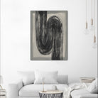 Grey Linear Path II by Jennifer Goldberger on GIANT ART - beige abstract abstract