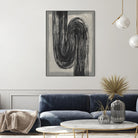 Grey Linear Path II by Jennifer Goldberger on GIANT ART - beige abstract abstract