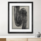 Grey Linear Path II by Jennifer Goldberger on GIANT ART - beige abstract abstract