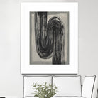 Grey Linear Path II by Jennifer Goldberger on GIANT ART - beige abstract abstract