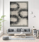 Grey Linear Path III by Jennifer Goldberger on GIANT ART - beige abstract abstract